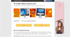Desktop Screenshot of pc-vs-mac-test.com