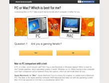 Tablet Screenshot of pc-vs-mac-test.com